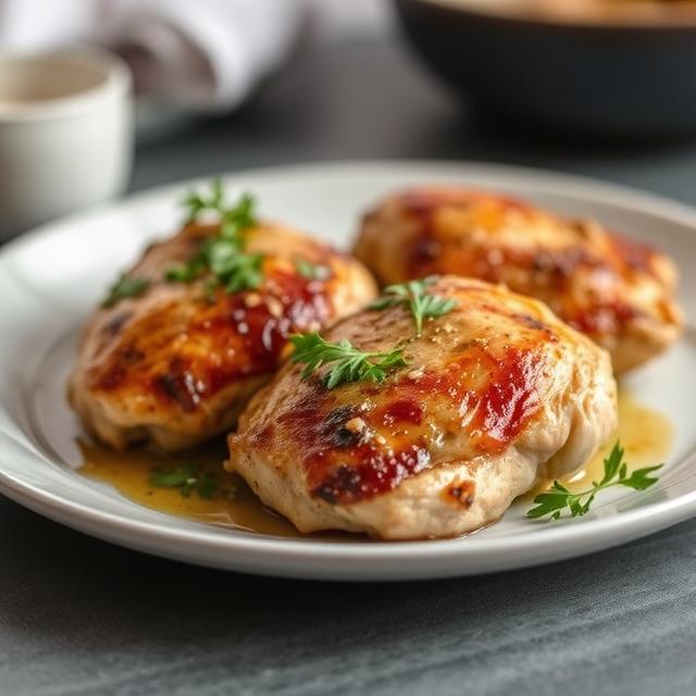 Garlic Butter Herb Chicken Thighs